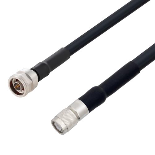 Low Loss N Male to TNC Male Cable LMR-400-UF Coax with LF Solder FMCA100233