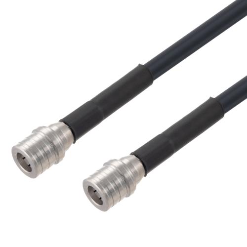 Low Loss QMA Male to QMA Male Cable LMR-195-UF Coax in 12 Inch FMCA100271-12