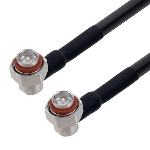 Low Loss RA 7/16 DIN Male to RA 7/16 DIN Male Cable LMR-600-UF Coax FMCA100285
