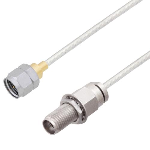 1.85mm Male to 2.92mm Female Bulkhead Cable FM-SR086TB Coax FMCA100332