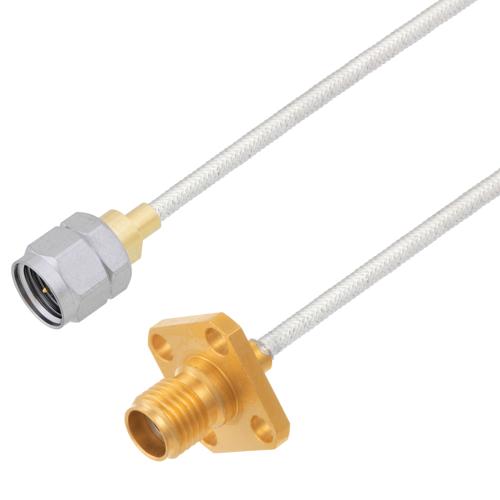 1.85mm Male to 2.92mm Female 4 Hole Flange Cable FM-SR086TB Coax FMCA100333
