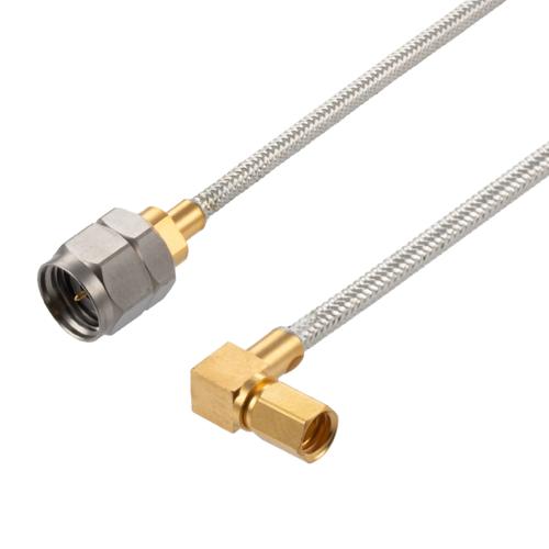 1.85mm Male to RA SSMC Plug Cable FM-SR086TB Coax FMCA100340