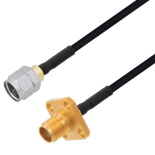 1.85mm Male to 2.92mm Female 4 Hole Flange Cable FM-SR086TBJ Coax FMCA100349