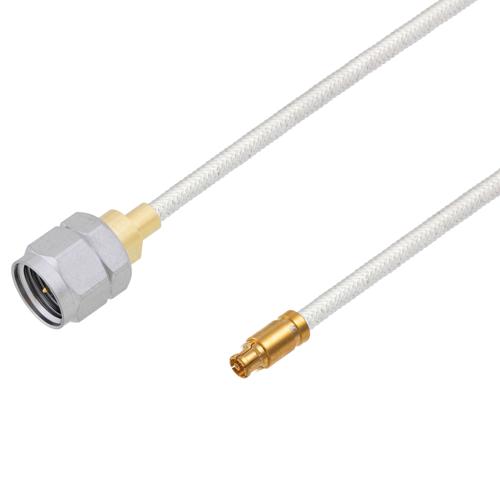 1.85mm Male to Mini SMP Female Cable FM-SR086TB Coax in 12 Inch FMCA100358-12