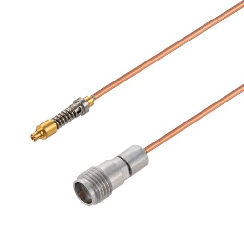 VITA 67.3 2.92mm Female to SMPS Female Cable FM-SR047CU Coax in 24 Inch FMCA100366-24