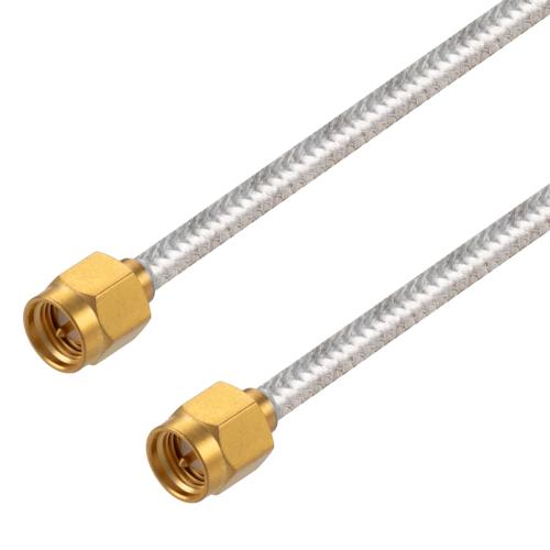 Non-Magnetic SMA Male to SMA Male Cable FM-141FL-NM Coax in 6 Inch FMCA100381-6