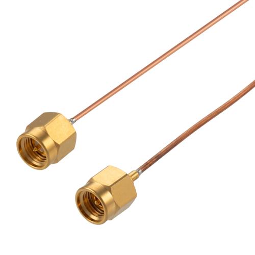 Non-Magnetic 2.92mm Male to SMA Male Cable FM-SR047CU-NM Coax in 24 Inch FMCA100383-24