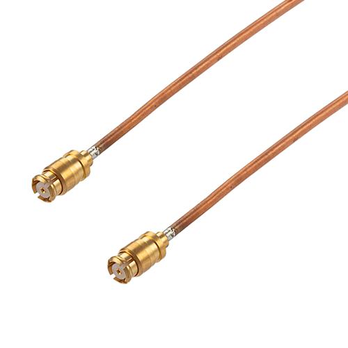 Non-Magnetic SMP Female to SMP Female Cable FM-SR047CU-NM Coax in 9 Inch FMCA100387-9