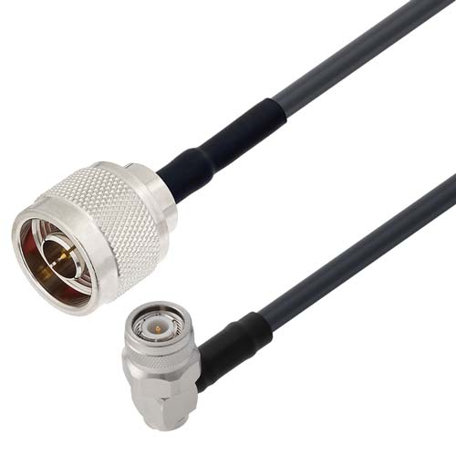 Low Loss N Male to RA TNC Male Cable LMR-240-DB Coax in 48 Inch FMCA10047-48