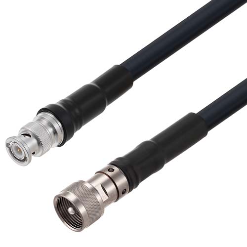 Low Loss BNC Male to UHF Male Cable LMR-400 Coax in 36 Inch with Times Microwave Components FMCA10056-36