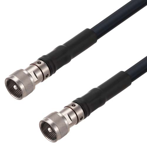 Low Loss UHF Male to UHF Male Cable LMR-400-DB Coax in 48 Inch with Times Microwave Components FMCA10057-48