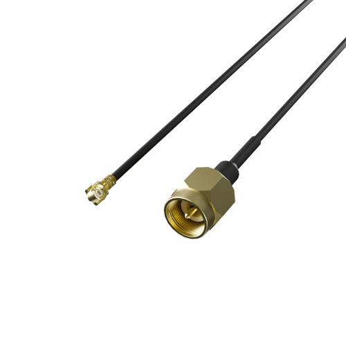 MHF1 to SMA Male (Plug) Cable Assembly Using O.D 1.37mm Cable FMCA11045