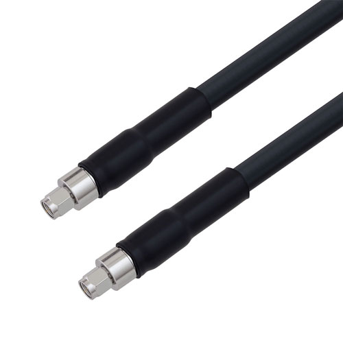 Low Loss SMA Male to SMA Male Cable LMR-400-UF Coax in 300 Inch With Times Microwave Components FMCA1144-300