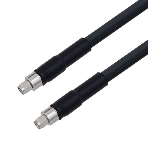 Low Loss SMA Male to SMA Male Cable LMR-400-UF Coax With Times Microwave Components FMCA1144