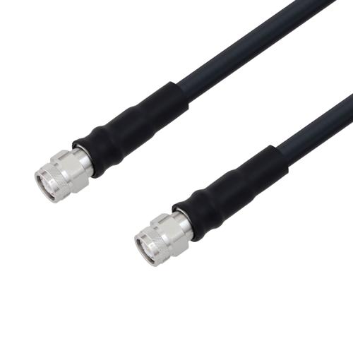 Low Loss TNC Male to TNC Male Weatherproof Cable LMR-400 Coax in 24 Inch with Times Microwave Components FMCA1148/WP-24