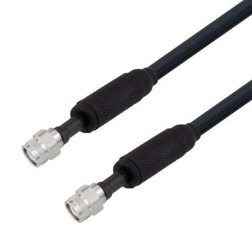 Low Loss TNC Male to TNC Male Weatherproof Cable LMR-400 Coax with Times Microwave Components FMCA1148/WP