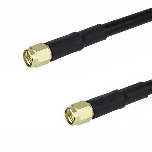 SMA Male (Plug) to SMA Male (Plug) Cable LMR-240 Coax Up To 6 GHz, 1.35 VSWR in 12 Inch FMCA1213-12