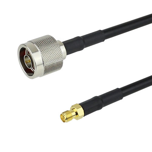 N Male to RP SMA Female Cable LMR-240 Coax and RoHS Compliant FMCA1218LF