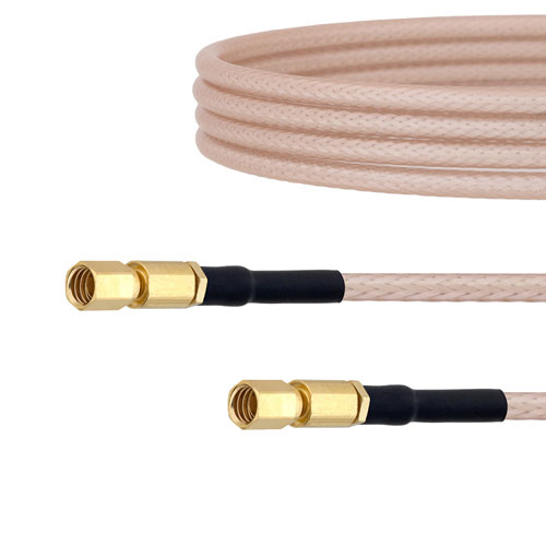 SSMC Plug to SSMC Plug Cable RG-316 Coax in 6 Inch FMCA1226-6