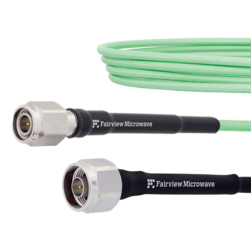 Low Loss TNC Male to N Male Cable LL142 Coax in 36 Inch FMCA1241-36