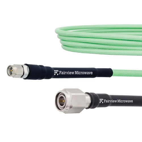 Low Loss SMA Male to TNC Male Cable LL142 Coax in 50 cm with LF Solder FMCA1245-50CM