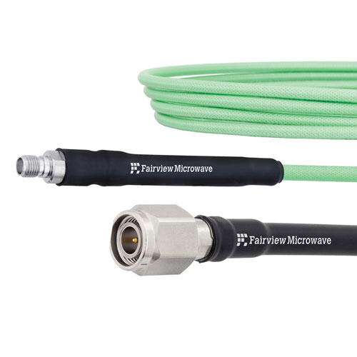 Low Loss SMA Female to TNC Male Cable LL142 Coax in 100 cm with LF Solder FMCA1267-100CM