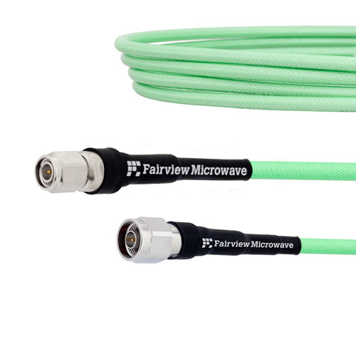 Low Loss Test N Male to TNC Male Cable LL335i Coax in 12 Inch FMCA1272-12