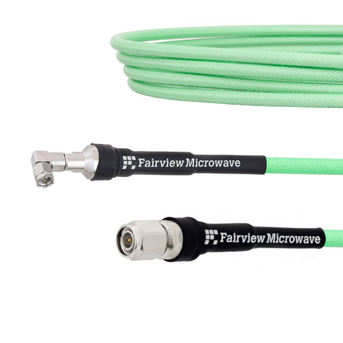 Low Loss Test RA SMA Male to TNC Male Cable LL335i Coax in 100 cm FMCA1276-100CM