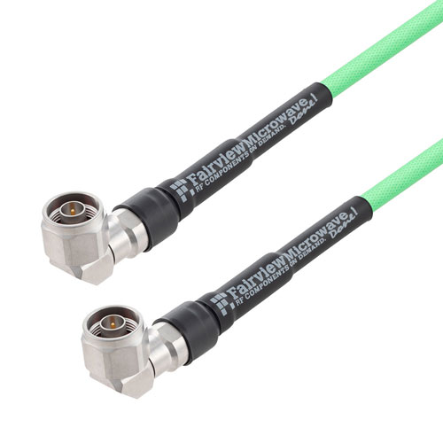 Low Loss RA N Male to RA N Male Cable LL335i Coax in 24 Inch, 270 Degree Clocking FMCA1281/0600-24