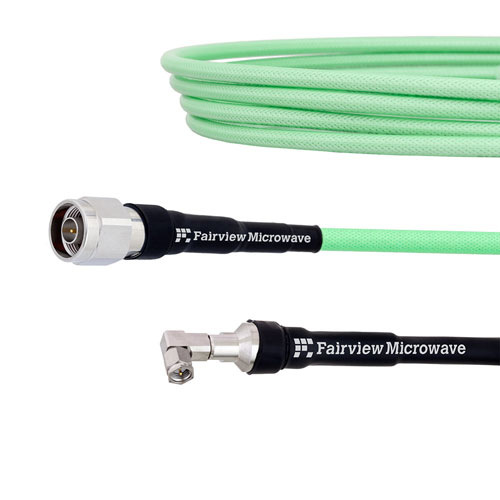 Low Loss Test RA SMA Male to N Male Cable LL335i Coax FMCA1287