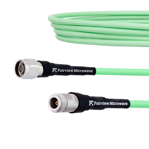 Low Loss Test N Male to N Female Cable LL335i Coax in 24 Inch FMCA1289-24