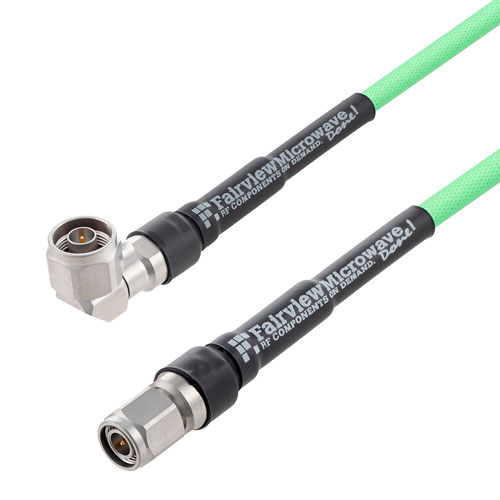 Low Loss RA N Male to TNC Male Cable LL335i Coax in 60 Inch with LF Solder FMCA1291/0001-60