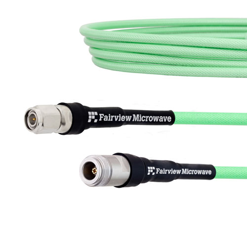 Low Loss Test N Female to TNC Male Cable LL335i Coax in 100 cm FMCA1292-100CM