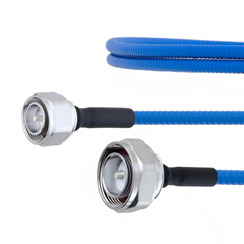 Low PIM 4.3-10 Male to 7/16 DIN Male Plenum Cable SPP-250-LLPL Coax in 36 Inch FMCA1310-36