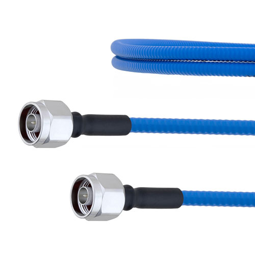 Low PIM N Male to N Male Plenum Cable SPP-250-LLPL Coax in 100 CM FMCA1312-100CM