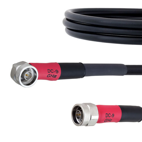 Rugged Portable Phase Stable RF Analyzer Cable N Male to RA N Male Cable FM-FT430 Coax in 60 FMCA1403-60