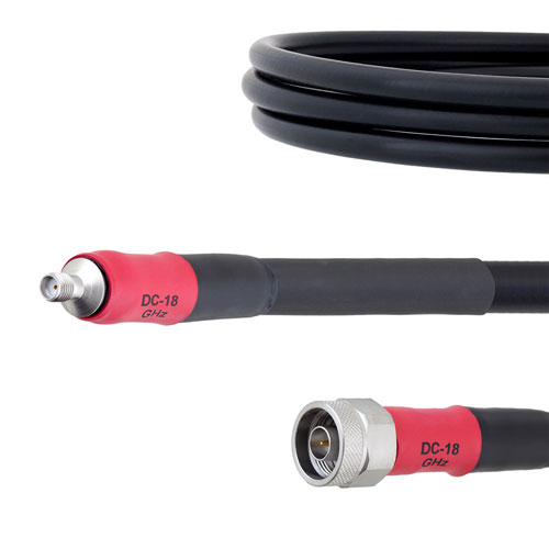Rugged Portable Phase Stable RF Analyzer Cable N Male to SMA Female Cable FM-FT430 Coax in 60 FMCA1409-60