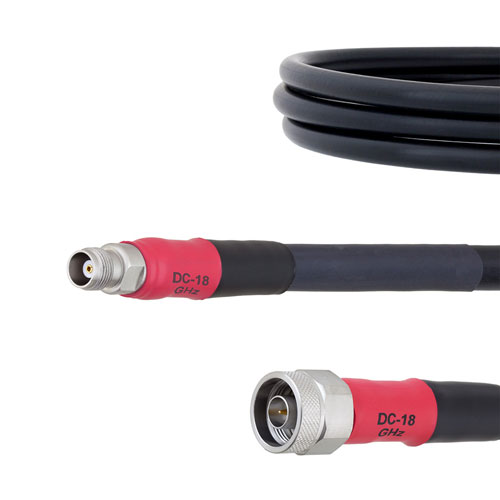 Rugged Portable Phase Stable RF Analyzer Cable N Male to TNC Female Cable FM-FT430 Coax in 60 FMCA1411-60