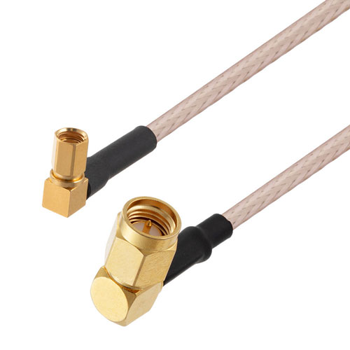 RA SMA Male to RA SSMC Plug Cable RG316-DS Coax FMCA1501