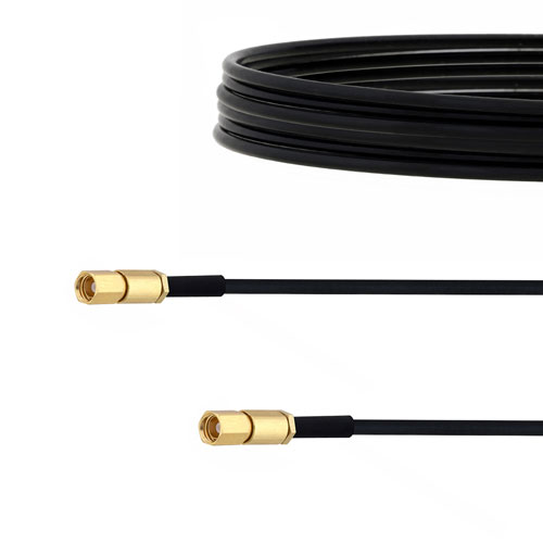 SSMC Plug to SSMC Plug Cable FM-SR086TBJ Coax in 72 Inch FMCA1502-72