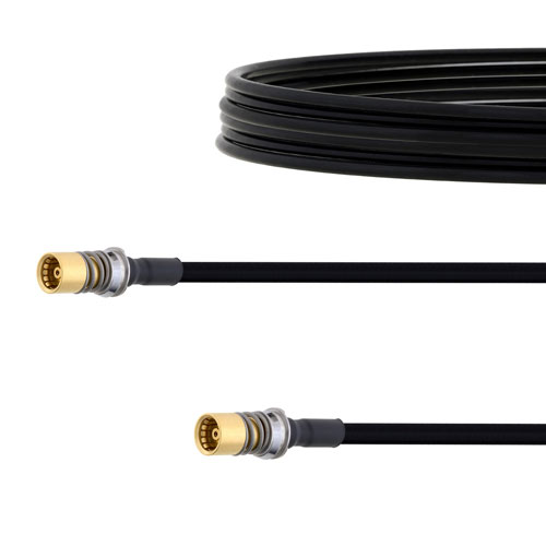 Snap-On BMA Jack to Snap-On BMA Jack Cable FM-SR141TBJ Coax in 24 Inch FMCA1614-24