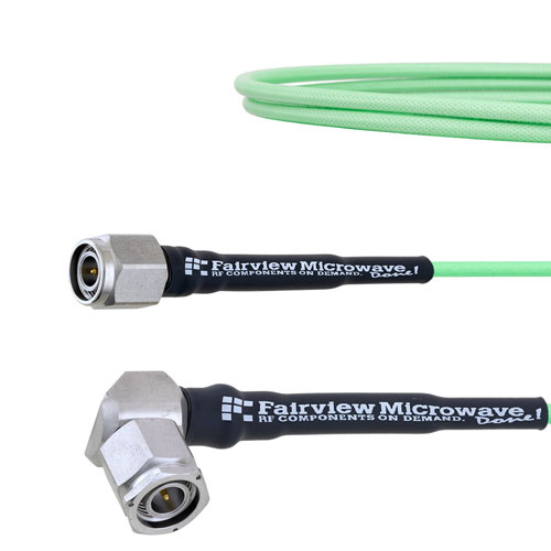 Low Loss TNC Male to RA TNC Male Cable LL160 Coax in 200 CM FMCA1692-200CM