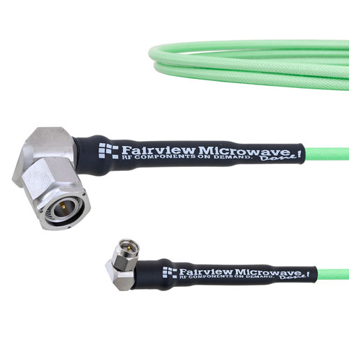Low Loss RA SMA Male to RA TNC Male Cable LL160 Coax in 36 Inch FMCA1702-36