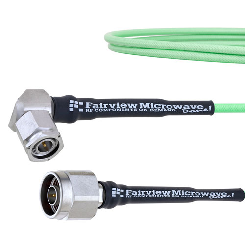 Low Loss N Male to RA TNC Male Cable LL160 Coax in 24 Inch FMCA1708-24