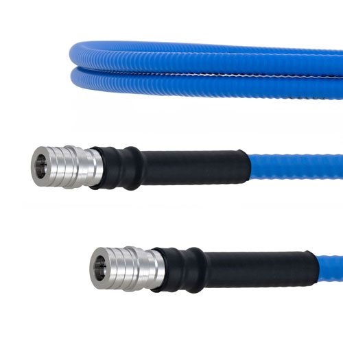 Low PIM QMA Male to QMA Male Plenum Cable SPP-250-LLPL Coax in 50 cm with LF Solder FMCA1799-50CM