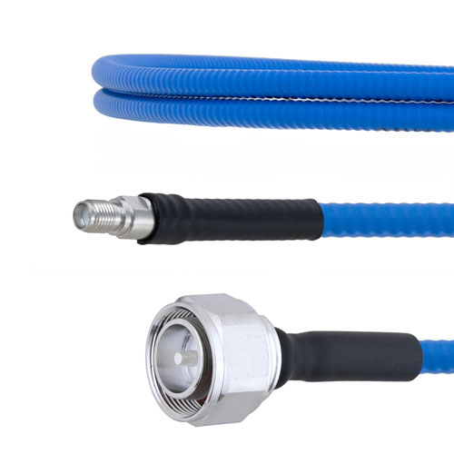 Low PIM 4.3-10 Male to SMA Female Plenum Cable SPP-250-LLPL Coax in 200 cm with LF Solder FMCA1808-200CM
