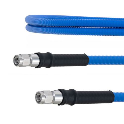 Low PIM SMA Male to SMA Male Plenum Cable SPP-250-LLPL Coax with LF Solder FMCA1818