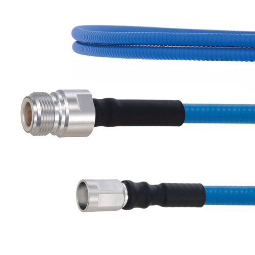 Plenum Low PIM N Female to NEX10 Male Cable SPP-250-LLPL Coax in 36 Inch Using Times Microwave Parts FMCA1924-36