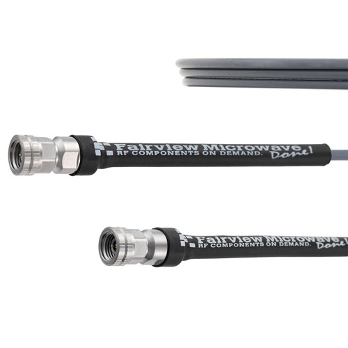 1.85mm Male to 2.4mm Male Cable 12 Inch Length Using FM-103FLEX Coax FMCA1979-12
