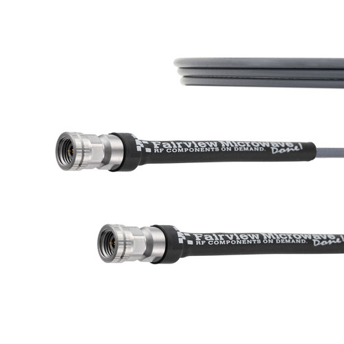 2.4mm Male to 2.4mm Male Cable 100 CM Length Using FM-103FLEX Coax FMCA1980-100CM